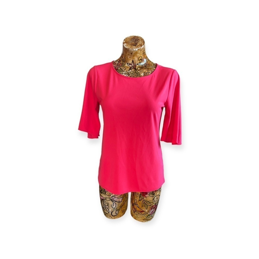 Ann Taylor Factory blouse top pink small